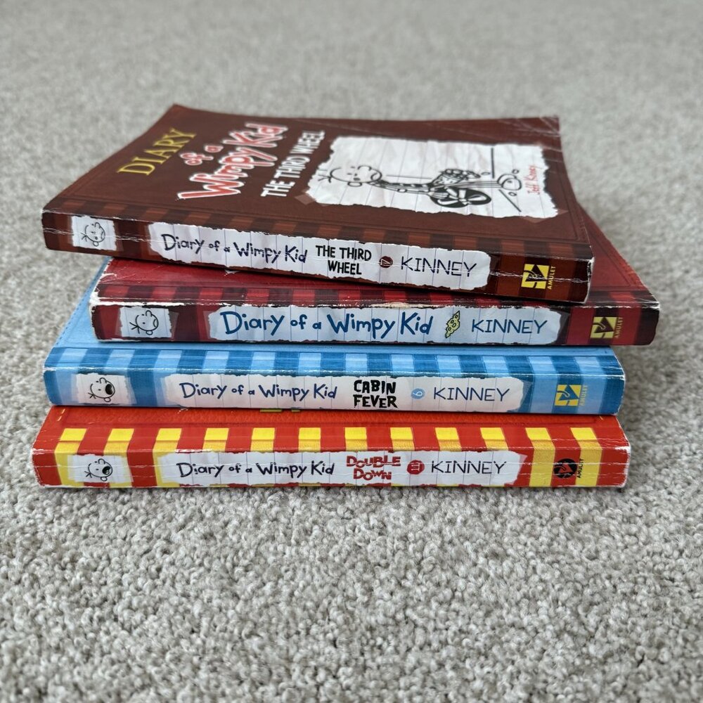 Bundle of 4 Wimpy Kid Paperback Books - Picture 2 of 6